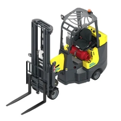 Stivuitor pentru culoare inguste Combilift LPG