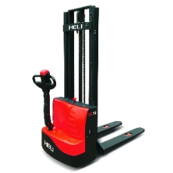 Stivuitor stacker electric tip fork-over 1t