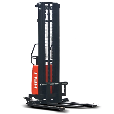 Stivuitor stacker semi-electric tip straddle 1-2t